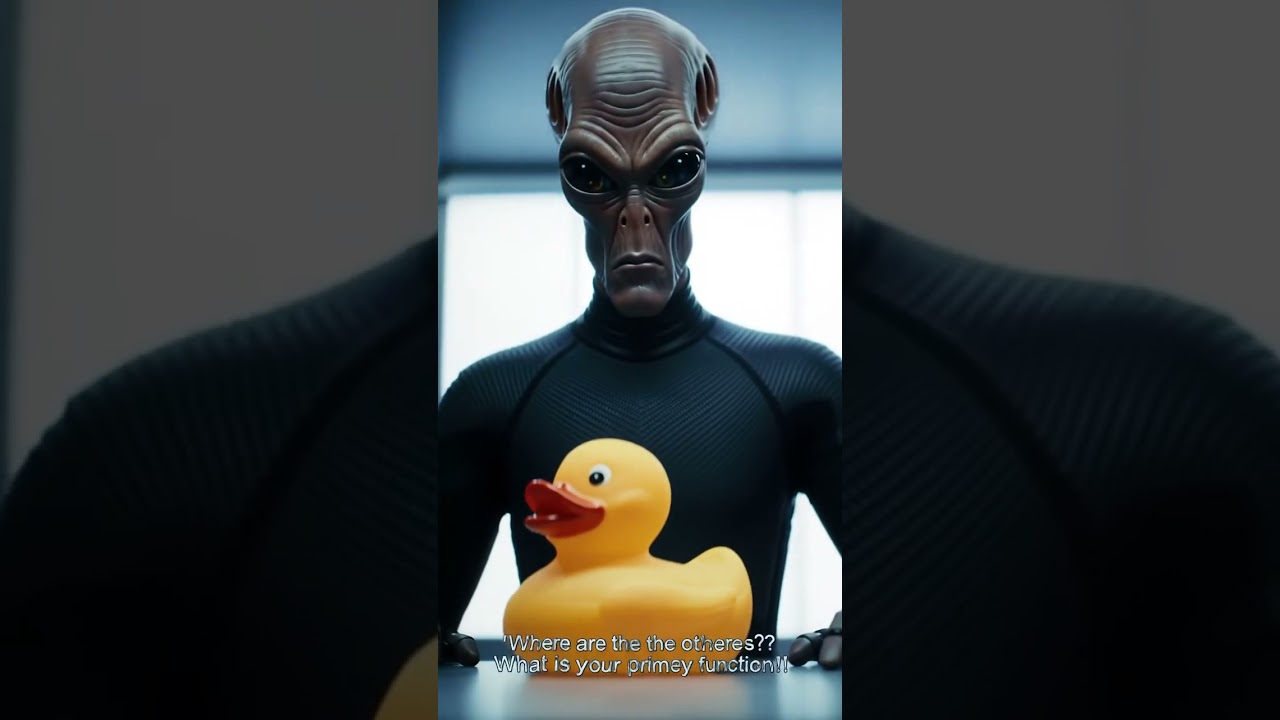 This invader doesn’t tell anything😑🦆 