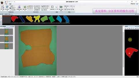 Nesting software for cnc oscillating knife genuine leather cutting machine