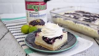 Blueberry Key Lime Cheesecake Bars by Inside BruCrew Life