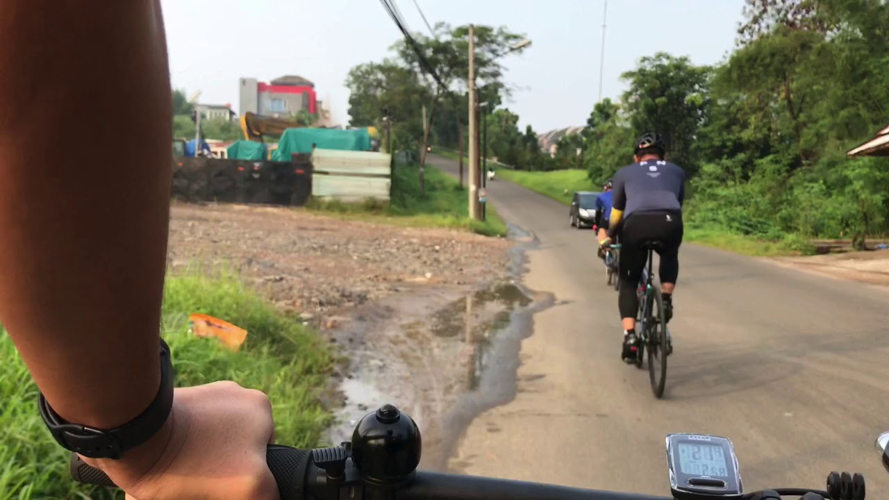 Gowes ke KM 0 Sentul dengan sepeda MTB Part 1 - YouTube