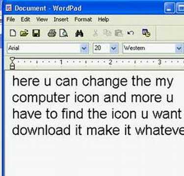 How to change some windows XP icons