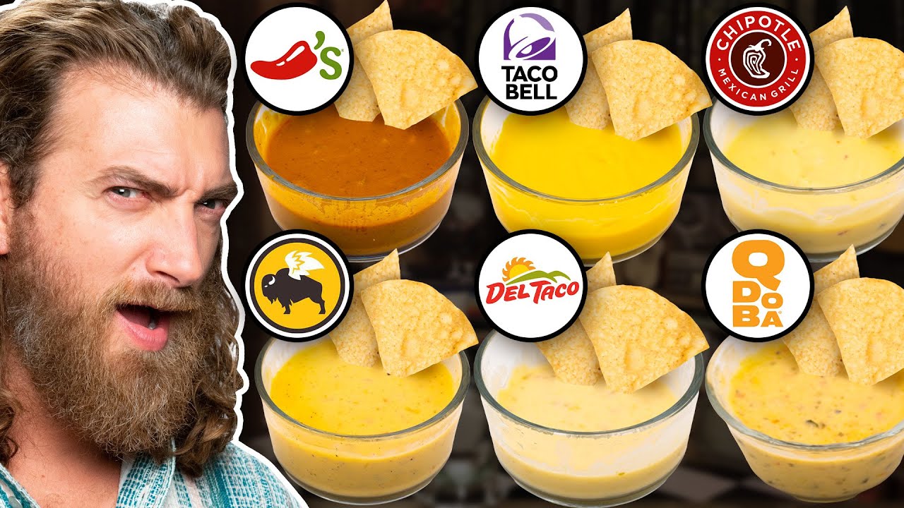 ⁣Blind Fast Food Queso Taste Test