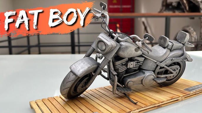 Miniature Harley Davidson in Metal,Time-Lapse #harley #ghostrider  #harleydavidson 