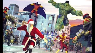 ► Monster Superhero Transform City Apes Battle | Christmas Santa Survival Winter Mission 2018 screenshot 4