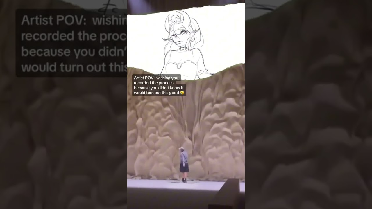 Unveiling the Unexpected Bowsette Sketch in Procreate!