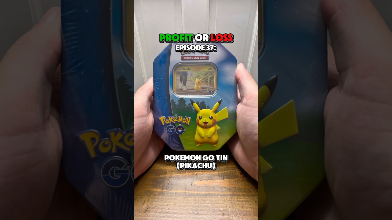 Opening a Pokémon GO Tin! (Pikachu) - Profit or Loss Episode 37