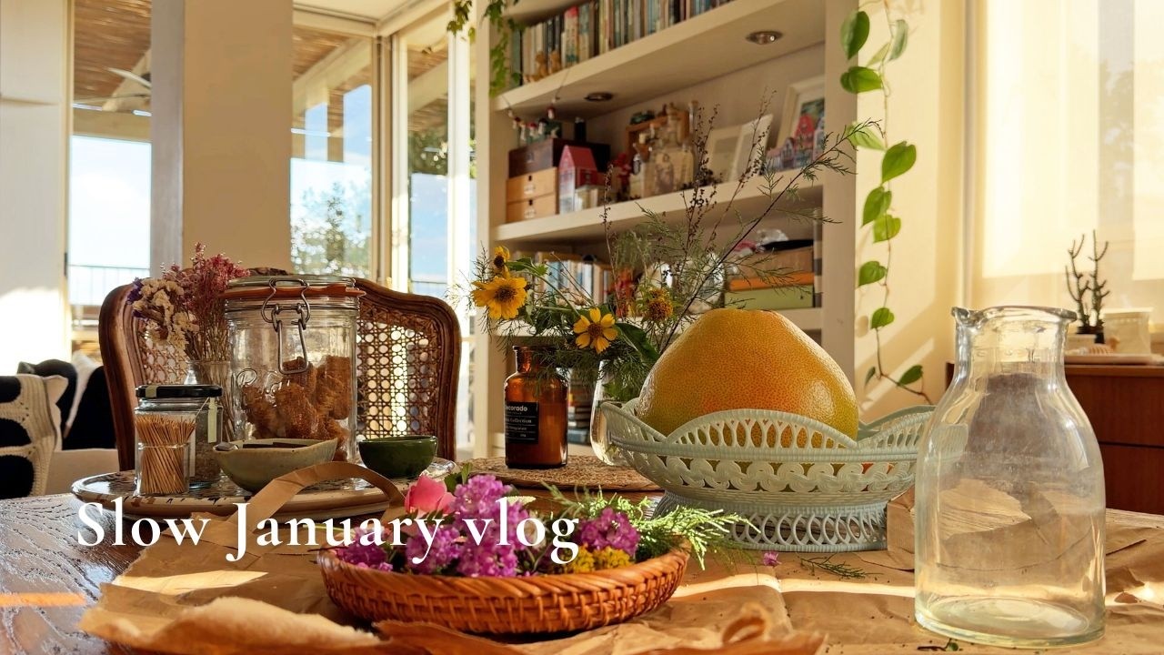 One Skein Crochet, Knitting Socks & Sourdough | A Slow Winter Vlog