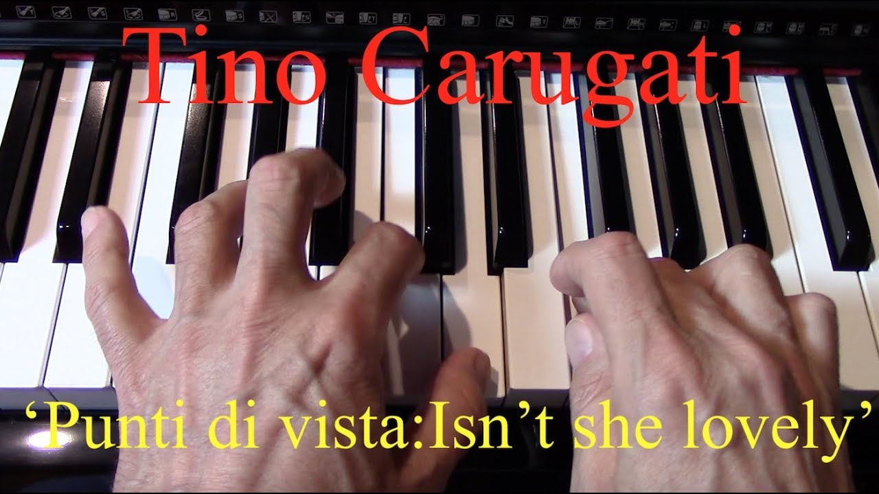 "Isn't she lovely" Stevie Wonder  jazz version, Tino Carugati - Punti di vista