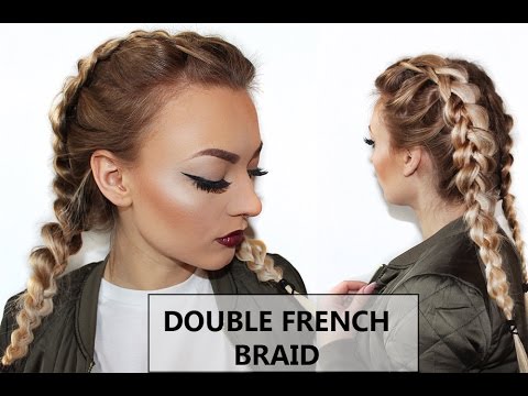 Double Dutch French Braid Hair Tutorial Doppelter Franzosischer Zopf Tutorial