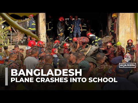 Bangladesh air force plane crashes into college campus, killing at least 27