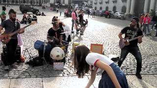 Napoli, Artisti Di Strada Rock Incredibili The Junk Urban Music J.u.m.