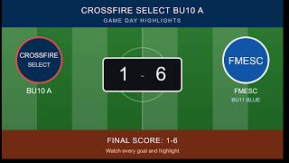 CFS U10A vs FMESC BU11 Blue