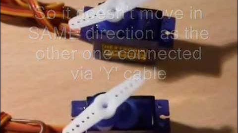 Servo reverse cheap method