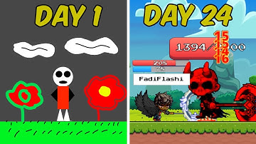 I Made this game in less than a Month with No Experience (like Maplestory)