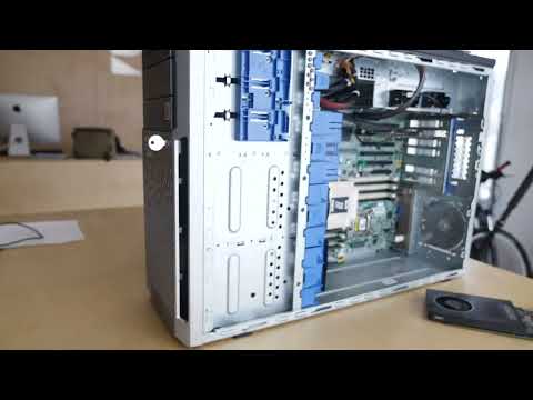 HP Proliant ML350e G8 Inside