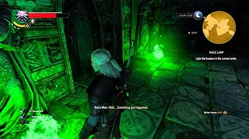 The Witcher 3 - Magic Lamp Puzzle Solution