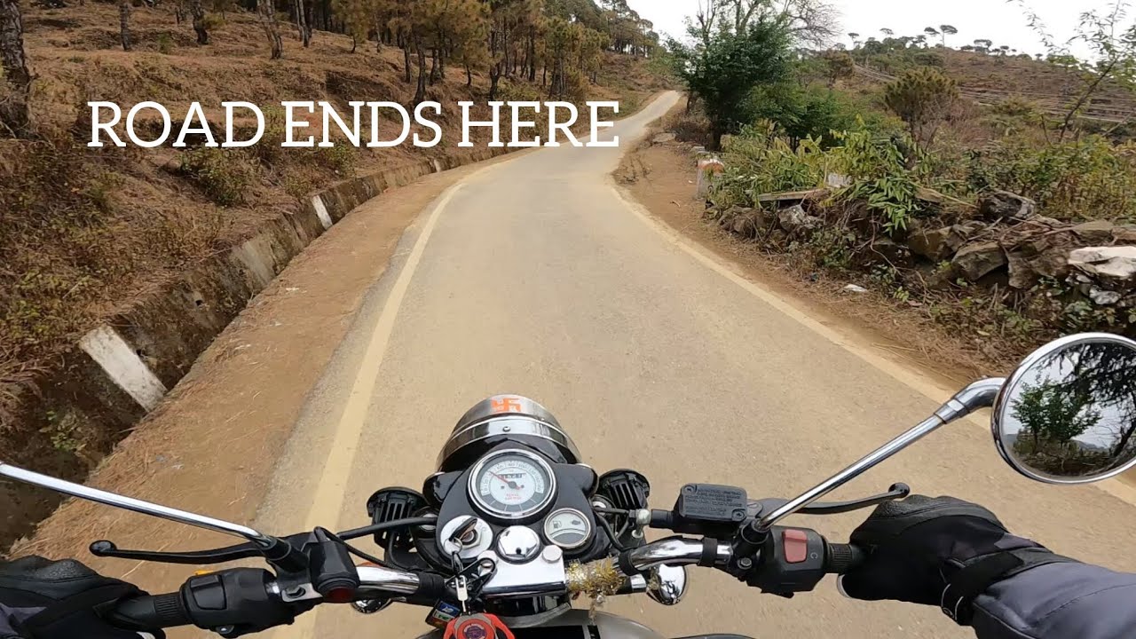 Royal Enfield Classic 350 POV Ride | City to Mountain Road Ends 🌲
