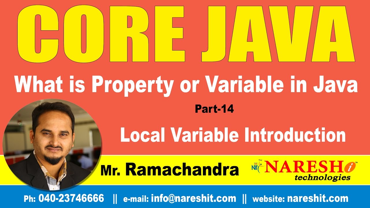 What is Property or Variable in Java Part 14 | Core Java Tutorial | Mr ...
