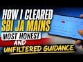 How i cleared SBI JA MAINS ? Most Honest and unfiltered guidance | Banking with Mani | Banking exams