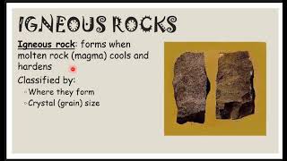 CHAPTER 2 LESSON 2   MINERALS AND ROCKS