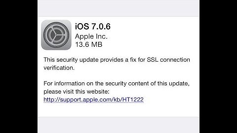 iOS 7.0.6 Patches Security Threat! Update Now!