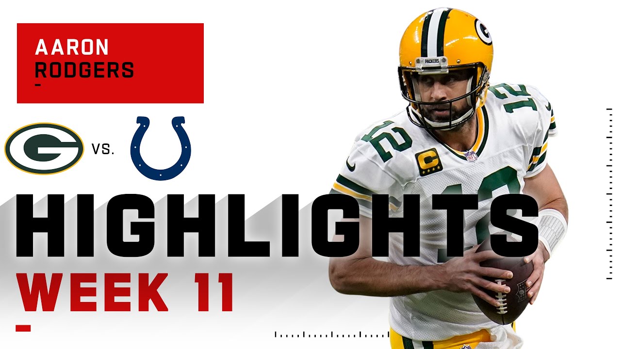 Aaron Rodgers Dazzles vs. Colts NFL 2020 Highlights YouTube