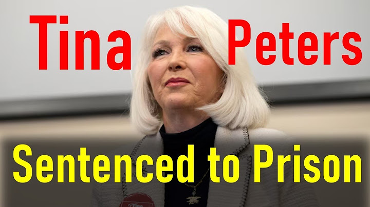 Former Colorado Clerk Tina Peters Sentenced to 9 Years for 2020 Election Voting Data Scheme