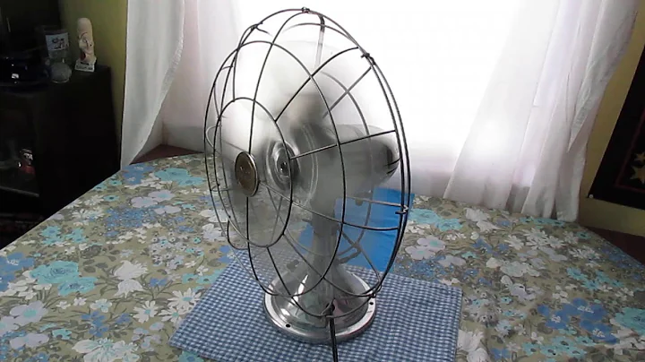 Vintage 1955 Diehl 16 inch polished aluminum elect...