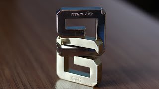 Metal Bulmaca Hanayama G&G Puzzle Çözümü | 3.Seviye! screenshot 5