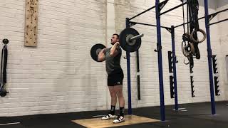 Pause Clean (above knee) & Split Jerk | WL - (Demo)