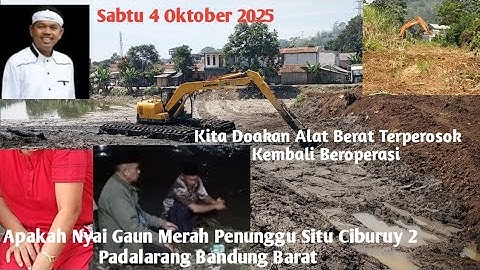 Apakah KDM Harus Turun Tangan Atasi Beko Yg Terperosok di Situ Ciburuy Padalarang KBB#kdm#dsdajabar