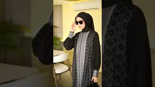 GAMIS QAILULA DRES PRINTING MONOGRAM MIX STRIPE PATTERN AND COLOR COMBINATION ORIGINAL BY SHARAREA