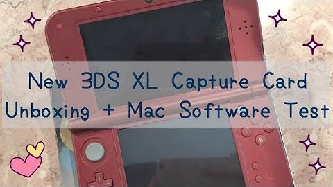 New 3DS XL Capture Card Unboxing + Mac Software Test (Katsukity)