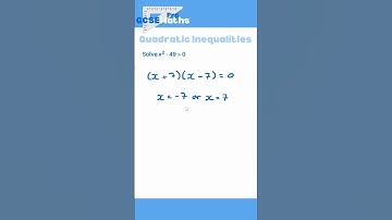 Solving Quadratic Inequalities #maths #gcse #inequality  #quadraticinequalities #solvinginequalities