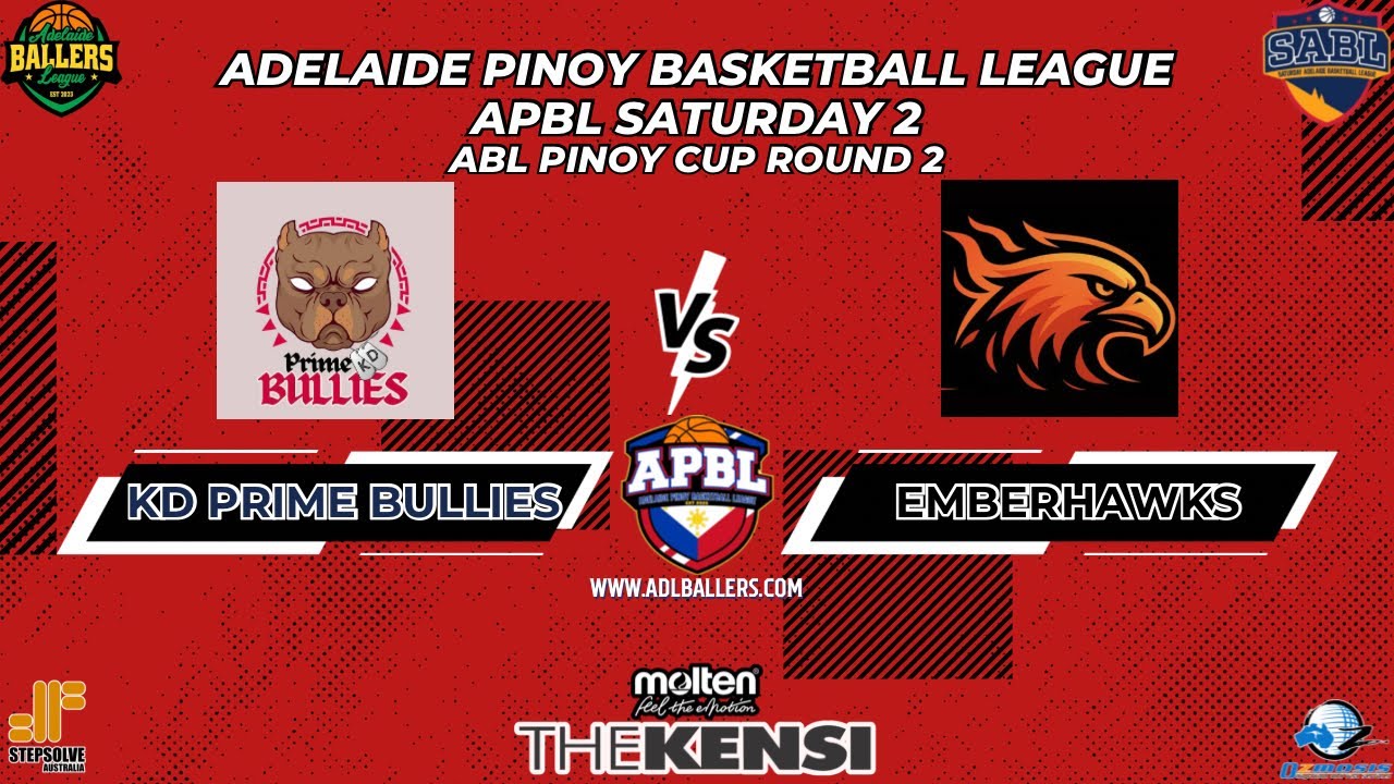 APBL SATURDAY 2 - EMBERHAWKS VS KD PRIME BULLIES - ABL PINOY CUP ROUND 2