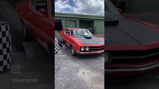 Burnout In A 1970 Torino Super Cobra Jet