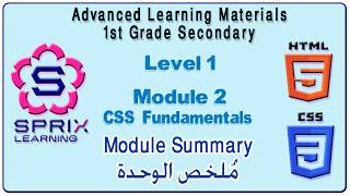 Level 1 - Module 2 Summary