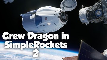 Crew Dragon to ISS in SimpleRockets 2 | SimpleRockets 2 || The Mr Tuts