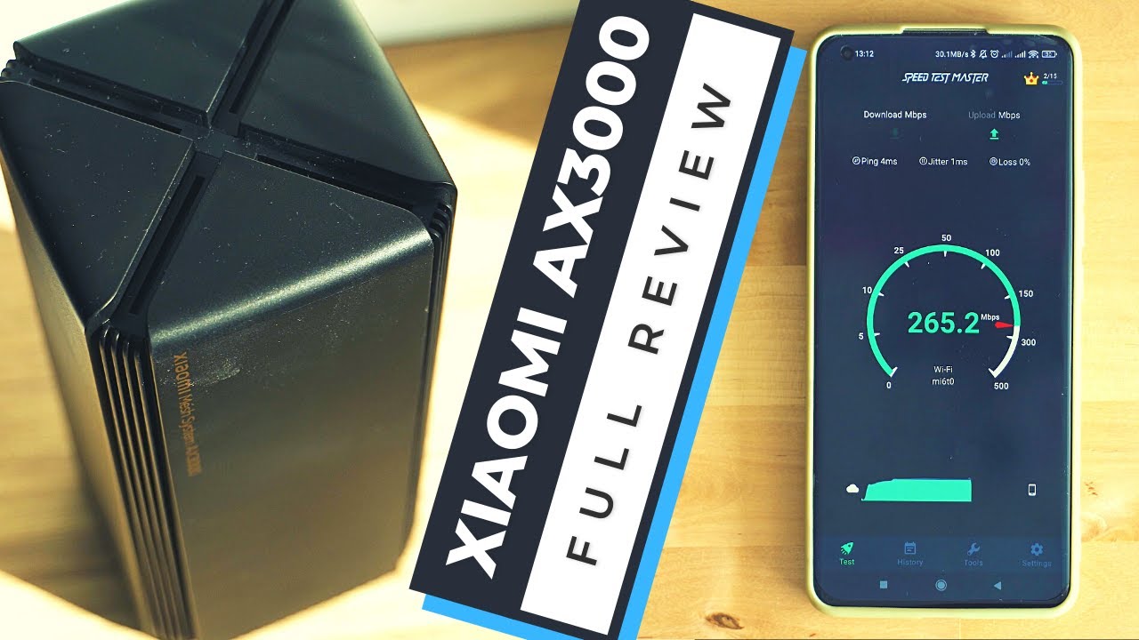 Xiaomi AX3000 Mesh Wireless Router - Full Review & Speed Test [Wifi 6] 