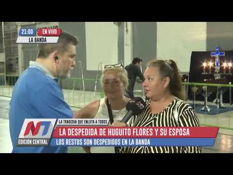 El último adiós a Huguito Flores en La Banda - parte 1