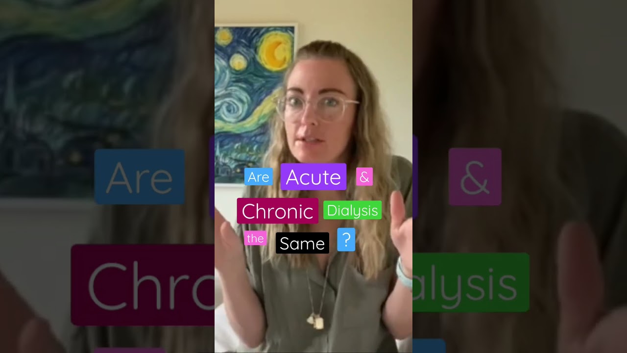 Acute vs. Chronic Dialysis 