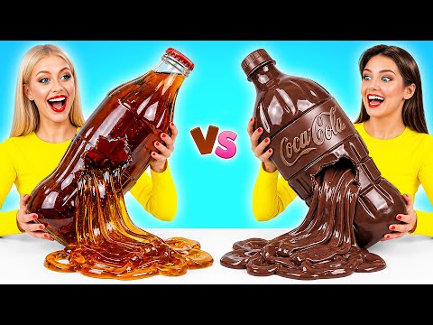 Real Food vs Chocolate Food Challenge | Awesome Food Recipes by Multi DO Challenge