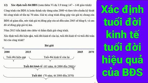 💥Bài tập Thẩm định giá bất động sản Thẩm định giá đất 🔥 Học online Trường Đại học Công nghiệp TP.HCM