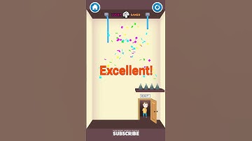 Rescue Cut - Rope Puzzle ✔️1✔️2✔️3✔️4✔️5✔️6✔️7✔️8 #rescuecut #gameplay #androidgames #games #shorts