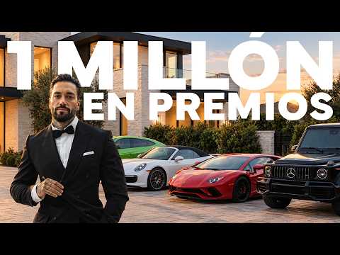 Entrego 1 MILLÓN en premios: 2 Lamborghinis, Porsche 911 Turbo S y Mercedes G63 | Sorteo 2026