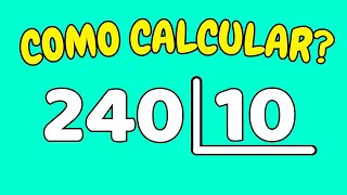 HOW TO CALCULATE 240 DIVIDED BY 10| Divide 240 by 10