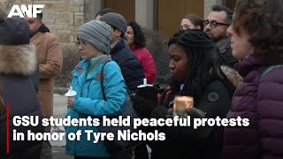 GSU students held peaceful protests in honor of Tyre Nichols