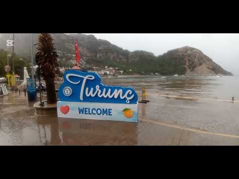 Turunç'da yağmurlu bir gün \ Turunç marmaris \ Muğla Turkey \ Turunç walking tour