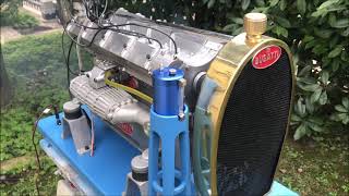 Bugatti T50 Model Engine