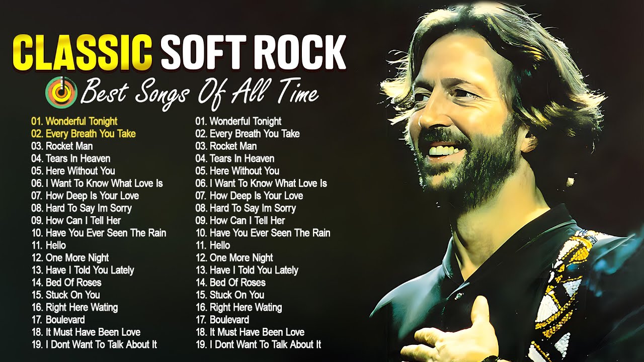 Eric Clapton, Lionel Richie, Phil Collins, Bee Gees, Air Supply | Soft Rock Ballads 70s 80s 90s